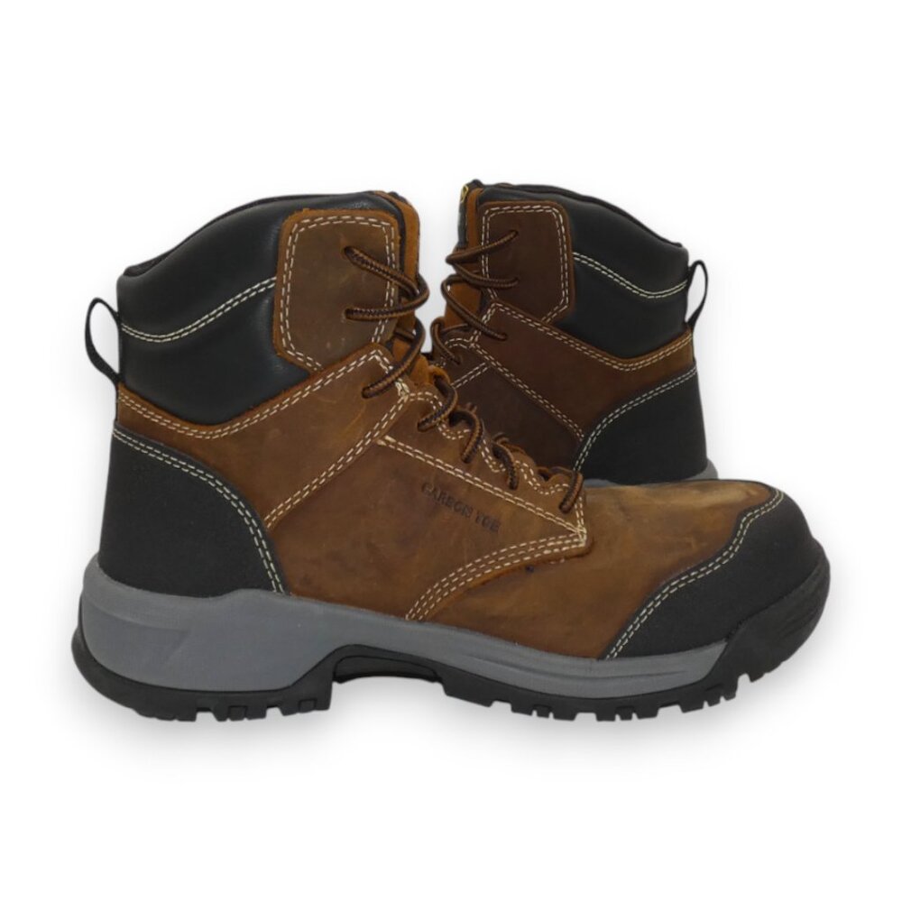 EUC Keen Utility Women’s Carbon Toe Work Boots Brown Leather Size 8 - Picture 7 of 13